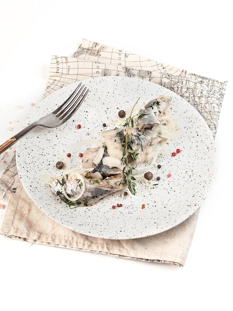 Plato casero servido